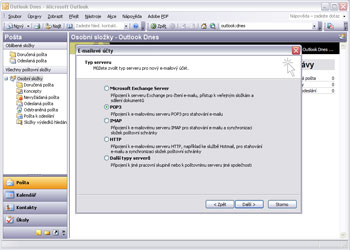TvujWeb.cz - Nápověda <br> Nastavení poštovního klienta Microsoft Outlook pro protokol POP3 TvujWeb.cz - Nápověda <br> Nastavení poštovního klienta Microsoft Outlook pro protokol POP3
