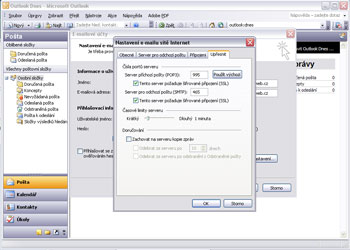 TvujWeb.cz - Nápověda <br> Nastavení poštovního klienta Microsoft Outlook pro protokol POP3 TvujWeb.cz - Nápověda <br> Nastavení poštovního klienta Microsoft Outlook pro protokol POP3