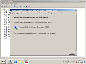 WWW.TVUJWEB.CZ - Nápověda<br>VPS - Virtuální privátní servery na technologii VMware ESXi<br> Instalace vmware-tools pro Windows 2008