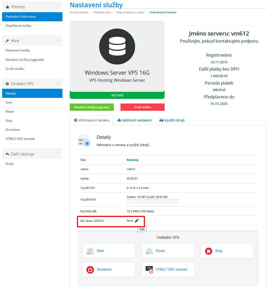 TvujWeb.cz - Nápověda - Windows Server 2019 - část1 - VirtIO