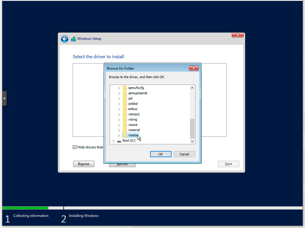 TvujWeb.cz VPS - Nápověda - Windows Server 2019 - část1 - VirtIO