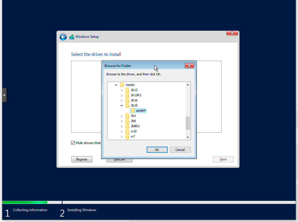 TvujWeb.cz VPS - Nápověda - Windows Server 2019 - část1 - VirtIO