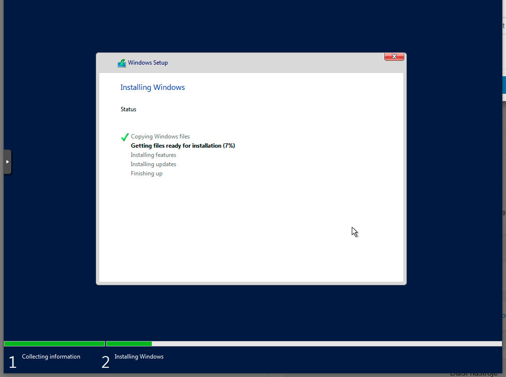 TvujWeb.cz VPS - Nápověda - Windows Server 2019 - část1 - VirtIO
