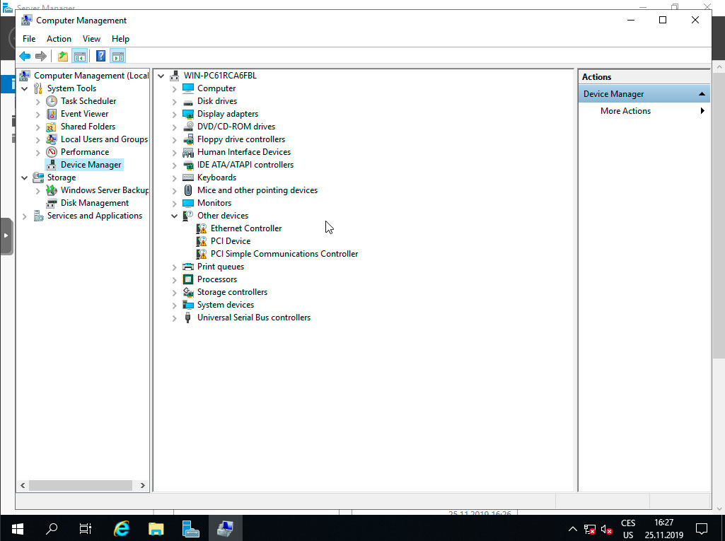 TvujWeb.cz VPS hosting- Windows Server 2019 nápověda
