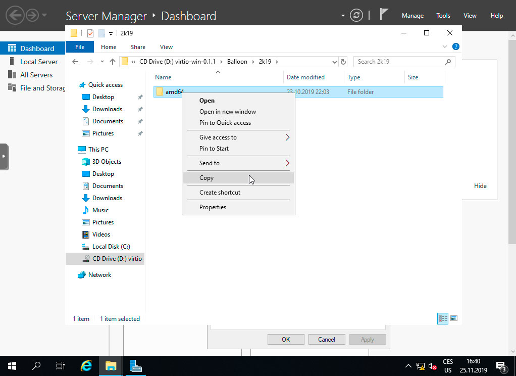 TvujWeb.cz VPS hosting- Windows Server 2019 nápověda
